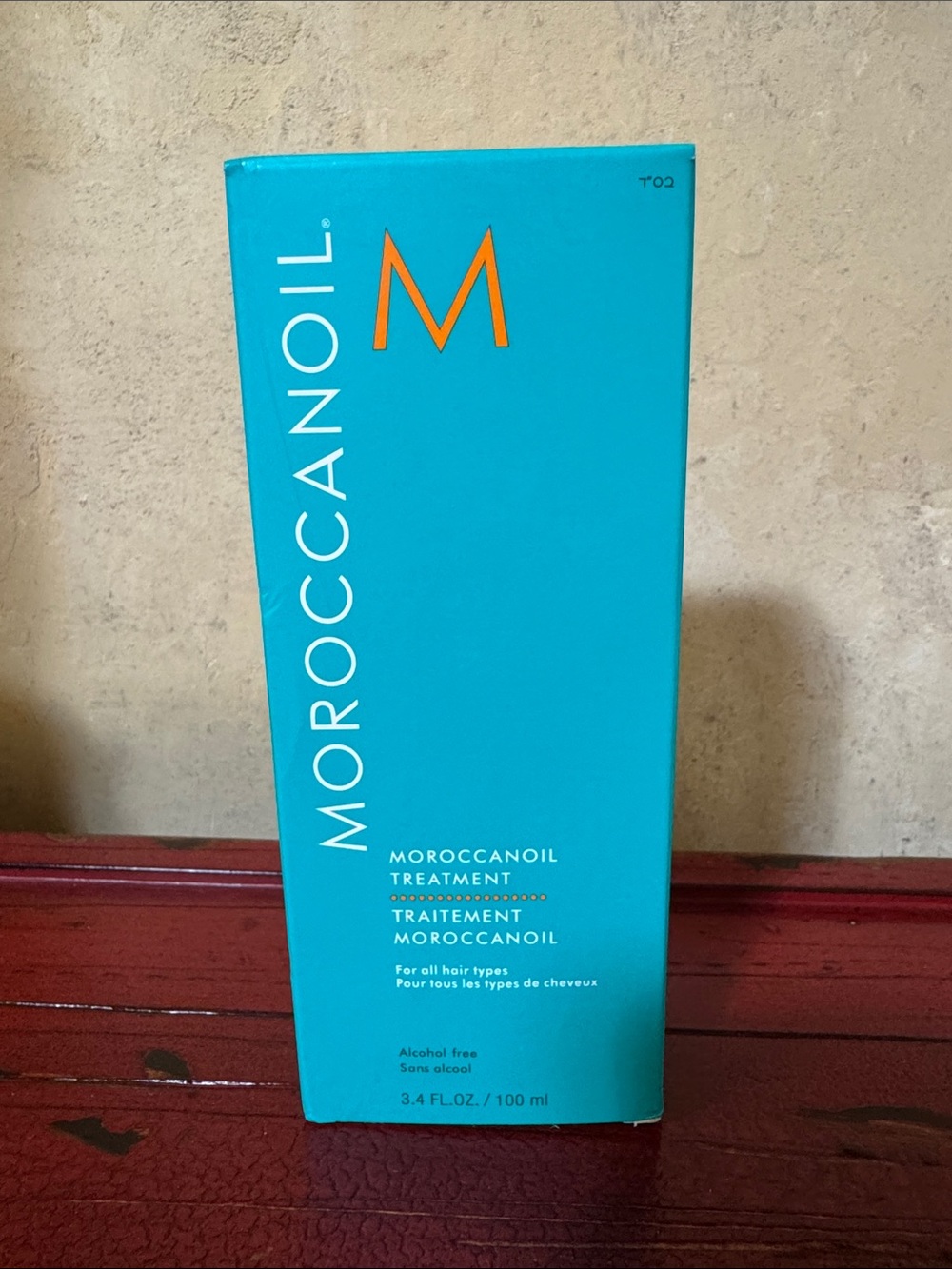 Moroccanoil Boxed Hair Treatment — Turquoise & Orange Accents